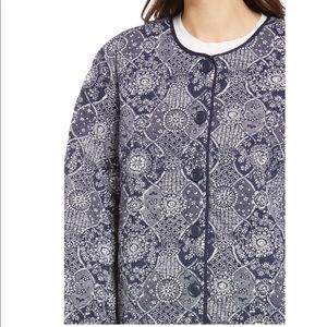 NEW TOILE PAISLEY PRINT QUILTED JACKET